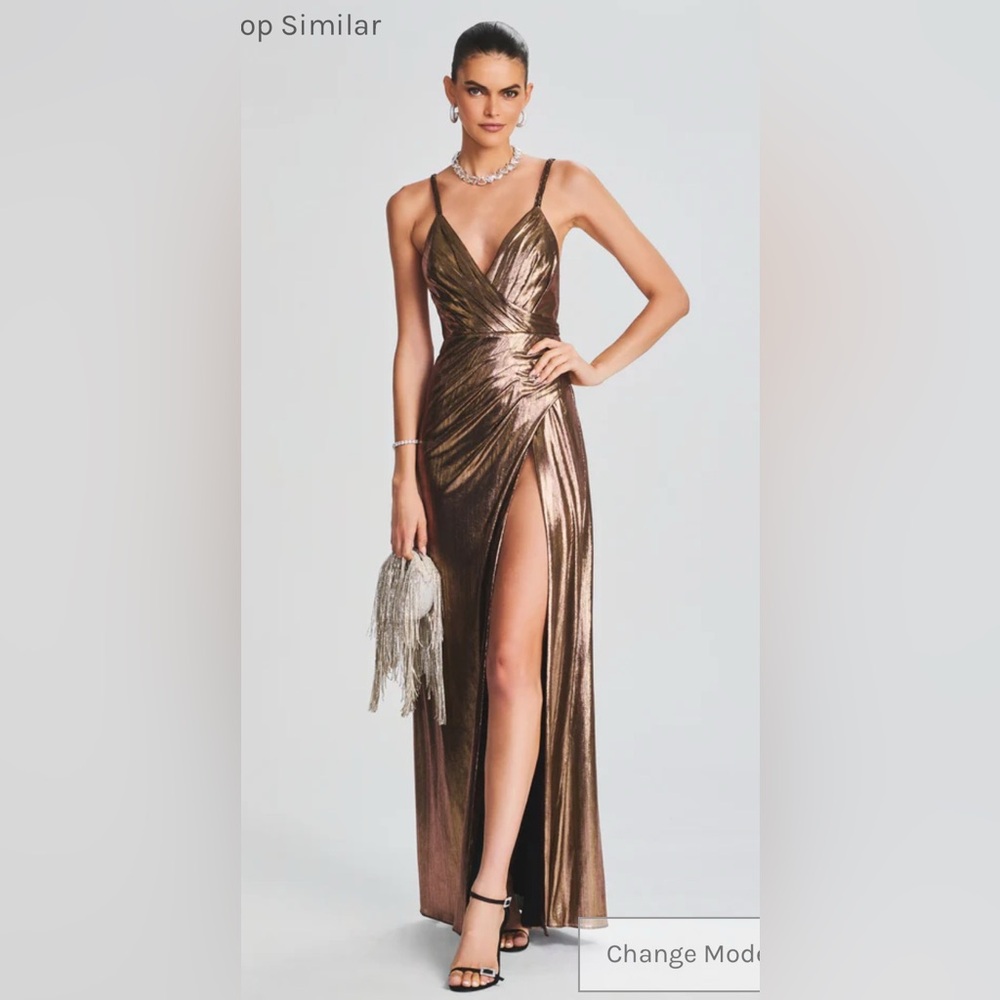 Metallic Retrofete dress
